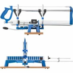 TECTAKE Scie à Onglets Manuelle Lame 550 Mm En Aluminium - Bleu -TECTAKE Soldes 2022 7514638 4