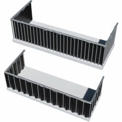 TECTAKE Brise Vue Balcon Jardin Terrasse En Plastique 5 M X 0,9 M Blanc Gris à Rayures - Blanc/gris Rayé -TECTAKE Soldes 2022 7514685 5