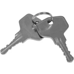 TECTAKE Lot De 8 Poignées De Fenêtre De Sécurité à Clès Gris Argent - Argent -TECTAKE Soldes 2022 7560260 3