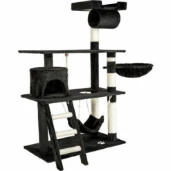 TECTAKE Arbre à Chat MARCEL 141 cm - Griffoir, Grattoir Geant, Cadre D´escalade Pour Chat -TECTAKE Soldes 2022 7560293 3