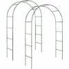 TECTAKE 2 Arches De Jardin Pour Plantes Grimpantes Et Rosiers - 240 X 140 Cm - En Acier Vert Foncé - Vert -TECTAKE Soldes 2022 7603939 1