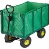 TECTAKE Chariot De Jardin + Bâche Charge Maximum 544 Kg Vert - Vert 2 TECTAKE Chariot De Jardin + Bâche Charge Maximum 544 Kg Vert - Vert -TECTAKE Soldes 2022 7643899 1