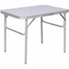 TECTAKE Table De Camping Pique Nique Pliante En Aluminium 75 Cm X 55 Cm X 68 Cm Gris - Gris