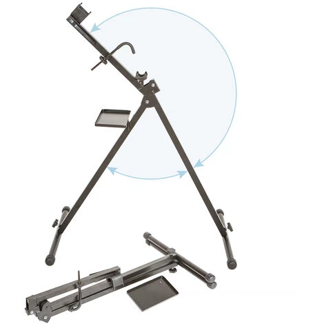 TECTAKE Pied D'atelier Vèlo, Pied De Réparation Vèlo, Pied De Travail, Stand De Réparation Vèlo, Support Vèlo - Noir 4 TECTAKE Pied D'atelier Vèlo, Pied De Réparation Vèlo, Pied De Travail, Stand De Réparation Vèlo, Support Vèlo - Noir – Image 2