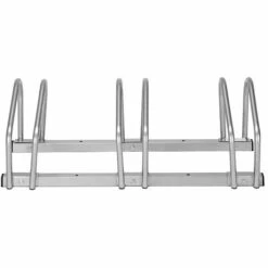 TECTAKE R?telier Vèlo Au Sol Et Mural, 3 Vèlos En Acier 72 Cm X 28,5 Cm X 26 Cm Gris - Argent -TECTAKE Soldes 2022 7644059 3