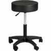 TECTAKE Tabouret ? Roulettes Réglable De Bureau Pivotant Et Rembourré 48 Cm X 48 Cm X 63 Cm Noir - Noir -TECTAKE Soldes 2022 7644072 1