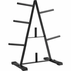 TECTAKE Rack De Rangement Pour Poids - 7 Branches - En Acier 67 Cm X 38,5 Cm X 91 Cm - Noir -TECTAKE Soldes 2022 7644092 4