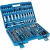 TECTAKE Boîte à Outils 171 Pièces (Douilles + Outils à Cliquet) En Acier Chrome Vanadium Bleu - Bleu -TECTAKE Soldes 2022 7662220 1