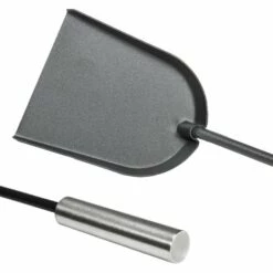 TECTAKE 5 Accessoires, Outils De Cheminée, Serviteur + 1 Balai, 1 Pelle, 1 Pince, 1 Tisonnier En Acier 23 Cm X 14,5 Cm X 58 Cm Gris - Gris -TECTAKE Soldes 2022 7762537 5