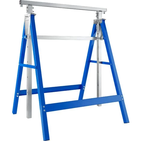 TECTAKE 2 Tréteaux Métal Pliables Réglables 69 Cm X 59 Cm X 80 Cm Bleu - Bleu 7 TECTAKE 2 Tréteaux Métal Pliables Réglables 69 Cm X 59 Cm X 80 Cm Bleu - Bleu – Image 5