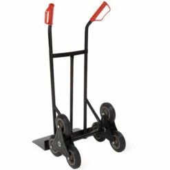 TECTAKE Diable Monte Escalier 6 Roues - Charge Max 150 Kg - En Acier - Pelle 43 Cm X 22 Cm - Noir -TECTAKE Soldes 2022 8187672 4