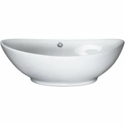 TECTAKE Vasque Salle De Bain à Poser Ou Montage Mural Design En Céramique 58,5 Cm X 38,5 Cm X 19,5 Cm Blanc - Blanc -TECTAKE Soldes 2022 8187676 4