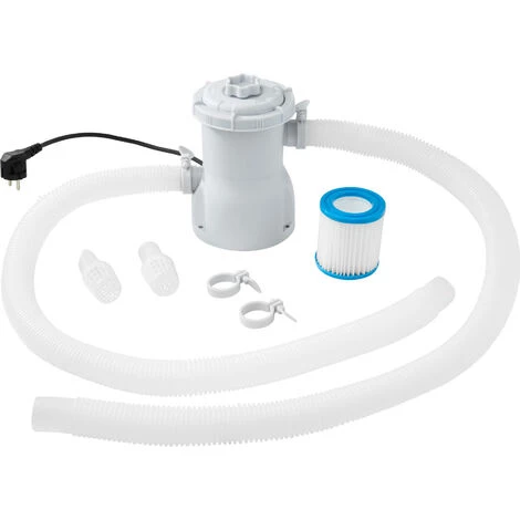 TECTAKE Piscine Hors Sol Tubulaire Ronde En Kit Structure Acier Pompe Filtration Incluse Ø3 M X 0,76 M - Bleu 5 TECTAKE Piscine Hors Sol Tubulaire Ronde En Kit Structure Acier Pompe Filtration Incluse Ø3 M X 0,76 M - Bleu – Image 3