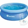 TECTAKE Piscine Hors Sol Autoportante Gonflable Ronde Pompe Filtration Incluse Ø300 Cm X 76 Cm - Bleu -TECTAKE Soldes 2022 8247597 1