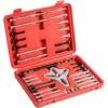 TECTAKE Arrache Roulement Arrache Volant Arrache Rotules - Extracteur Universel - Kit Coffret 46 Pièces - Rouge -TECTAKE Soldes 2022 8324777 1