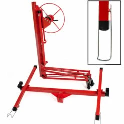 TECTAKE Lève Plaques De Plâtre Aide Au Montage Placoplatre Construction à Sec Charge Maximum 68 Kg Environ 153 Cm X 140 Cm X 185 Cm - Rouge -TECTAKE Soldes 2022 8444992 5