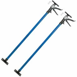 TECTAKE Lot De 2 Etais Télescopiques De Soutien à Gâchette Réglables De 115 Cm à 290 Cm Bleu - Bleu