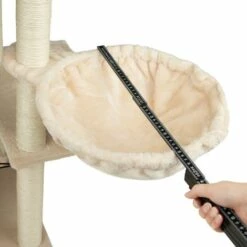 TECTAKE Arbre à Chat LILOU 165 cm - Griffoir, Grattoir Geant, Cadre D´escalade Pour Chat - Beige 9 TECTAKE Arbre à Chat LILOU 165 cm - Griffoir, Grattoir Geant, Cadre D´escalade Pour Chat - Beige -TECTAKE Soldes 2022 9455201 3