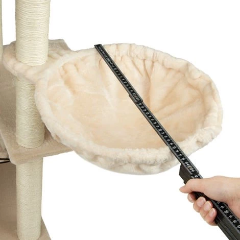 TECTAKE Arbre à Chat LILOU 165 cm - Griffoir, Grattoir Geant, Cadre D´escalade Pour Chat - Beige 5 TECTAKE Arbre à Chat LILOU 165 cm - Griffoir, Grattoir Geant, Cadre D´escalade Pour Chat - Beige – Image 3