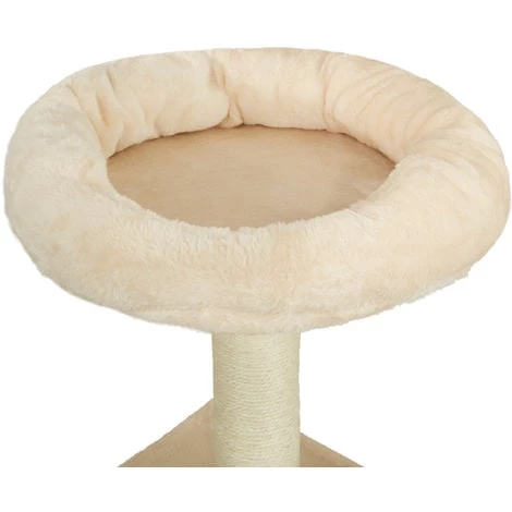 TECTAKE Arbre à Chat LILOU 165 cm - Griffoir, Grattoir Geant, Cadre D´escalade Pour Chat - Beige 6 TECTAKE Arbre à Chat LILOU 165 cm - Griffoir, Grattoir Geant, Cadre D´escalade Pour Chat - Beige – Image 4